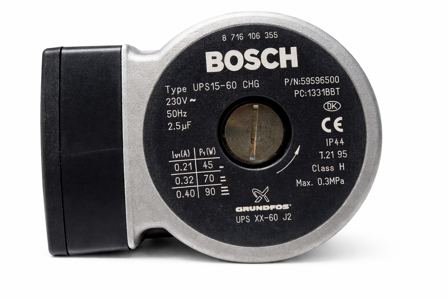 Bomba de circulacion de agua Junkers ZWBC25-2C UPS15-60 CHG (8716119822)